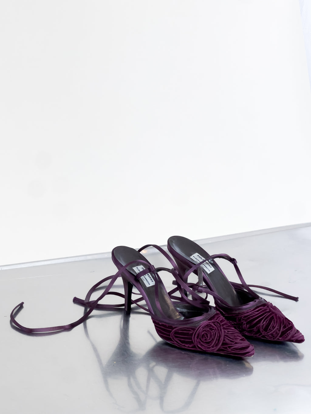 Alberta Feretti Lace Up Heels