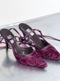 Alberta Feretti Lace Up Heels