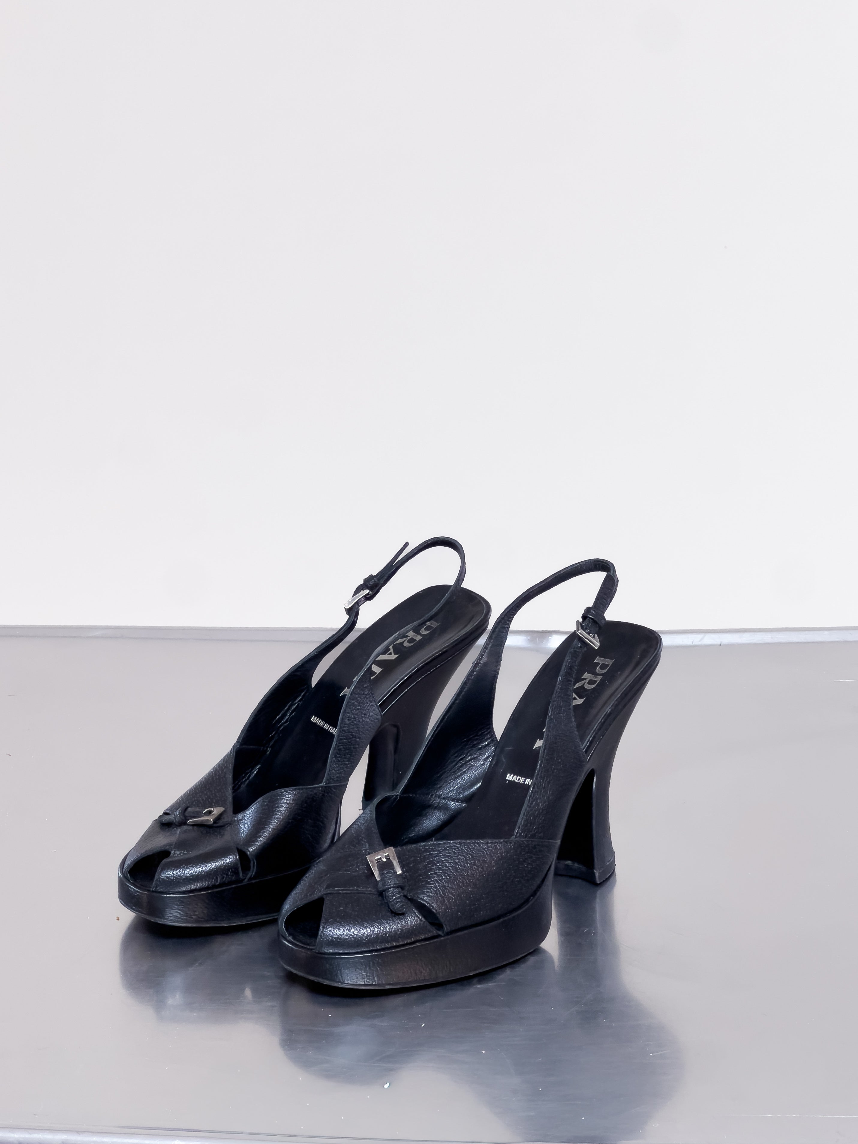 Prada Peep Toe Heels