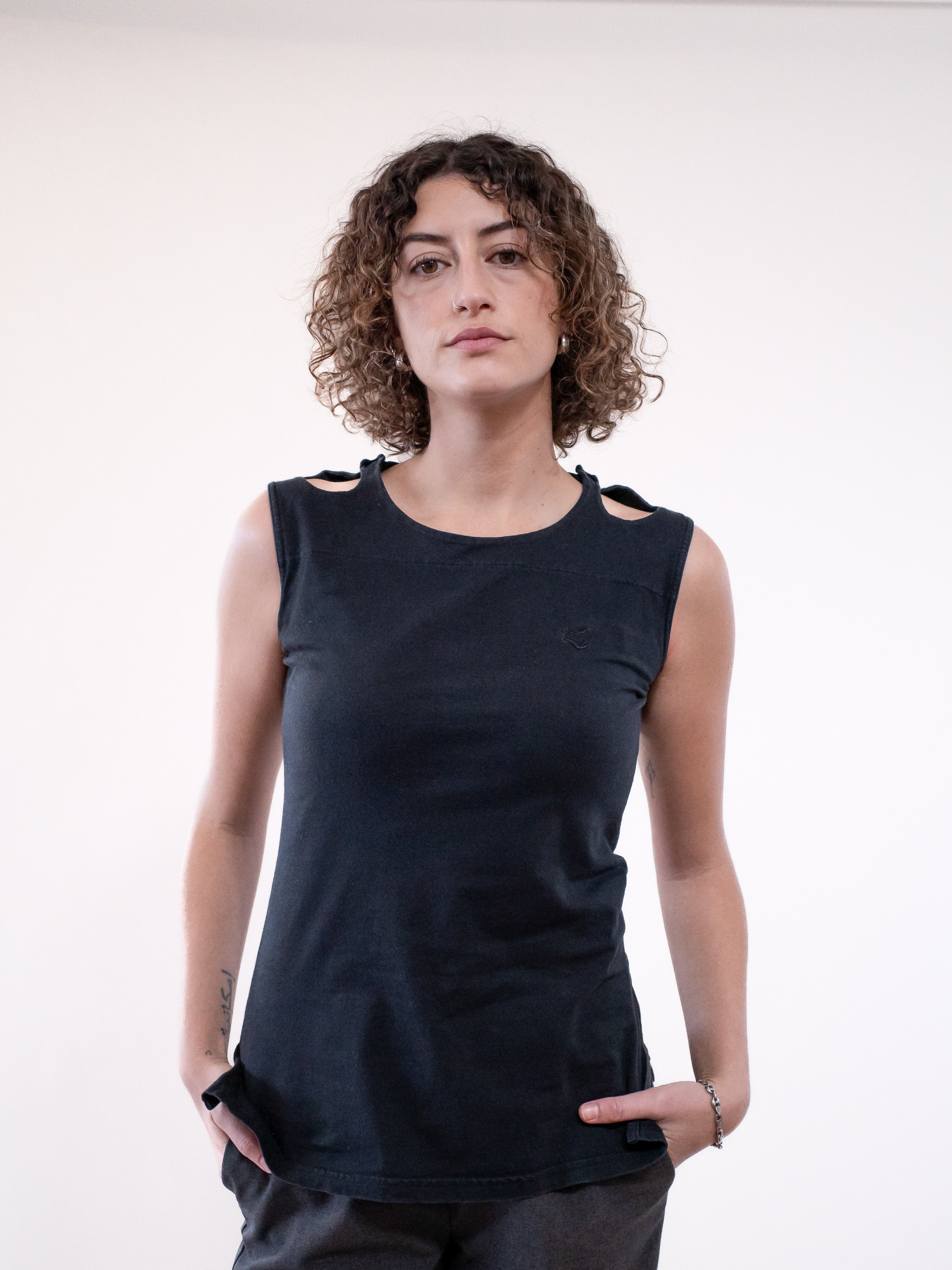 Vivienne Westwood Anglomania Tank with Cut Out Detail