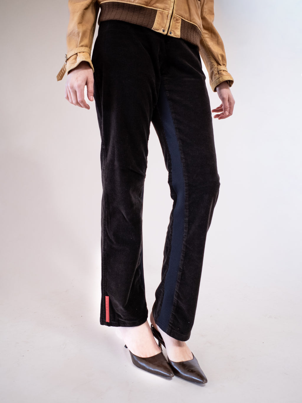 Prada Sport Brown Corduroy Pants