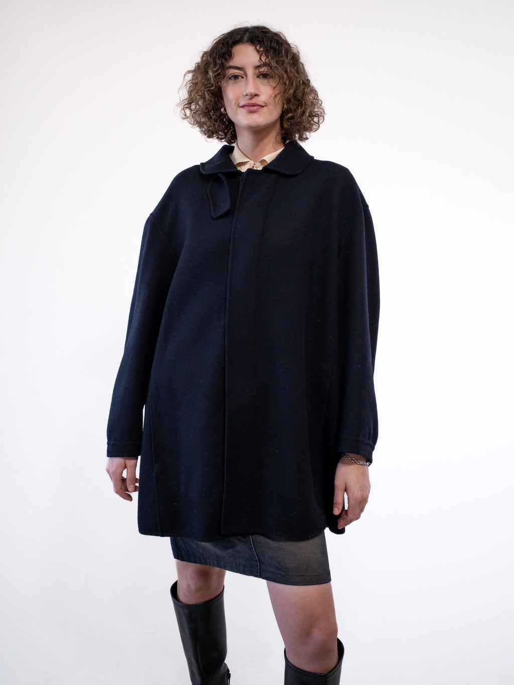 Giorgio Armani Wool Bubble Coat