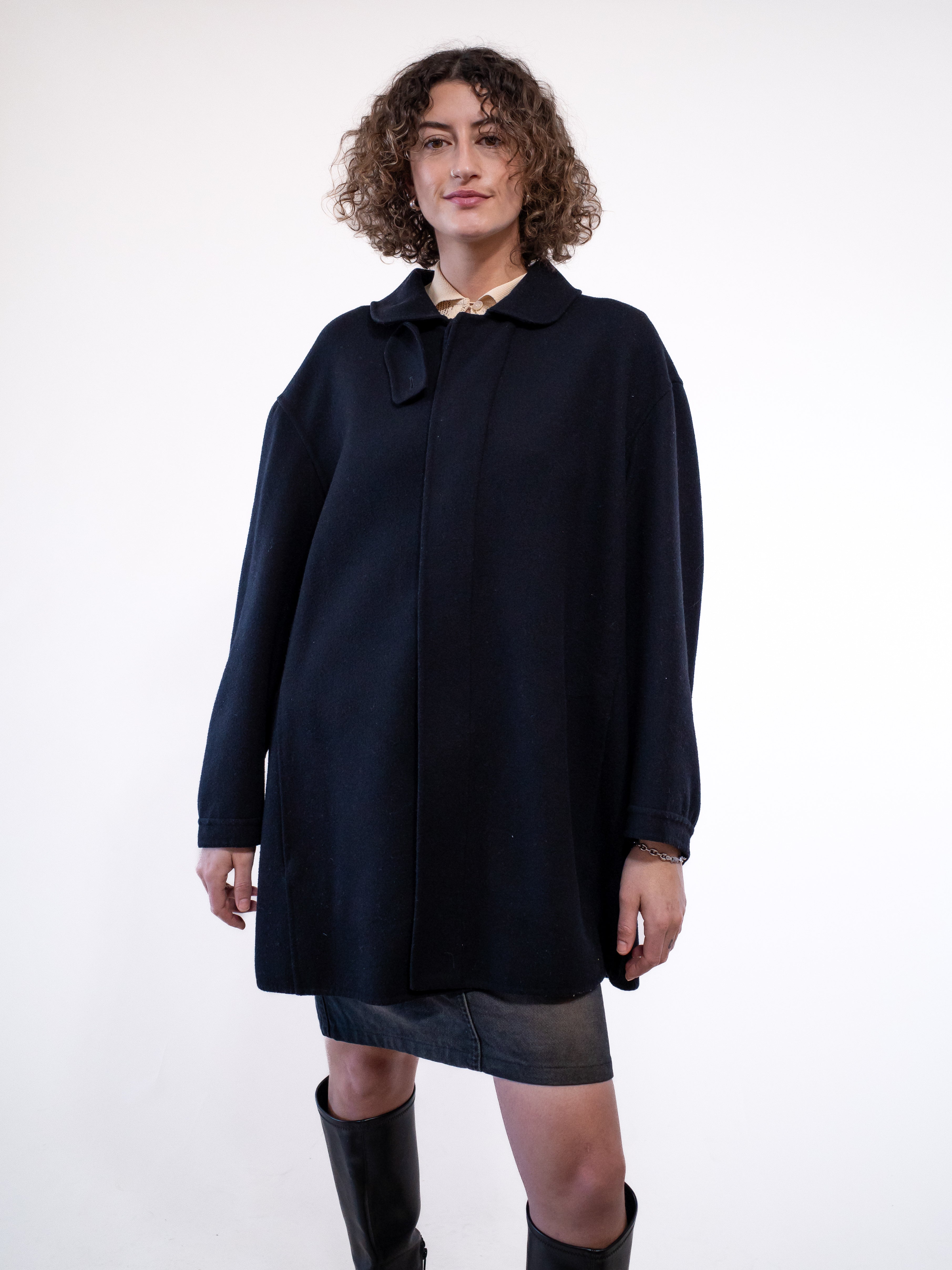 Giorgio Armani Wool Bubble Coat