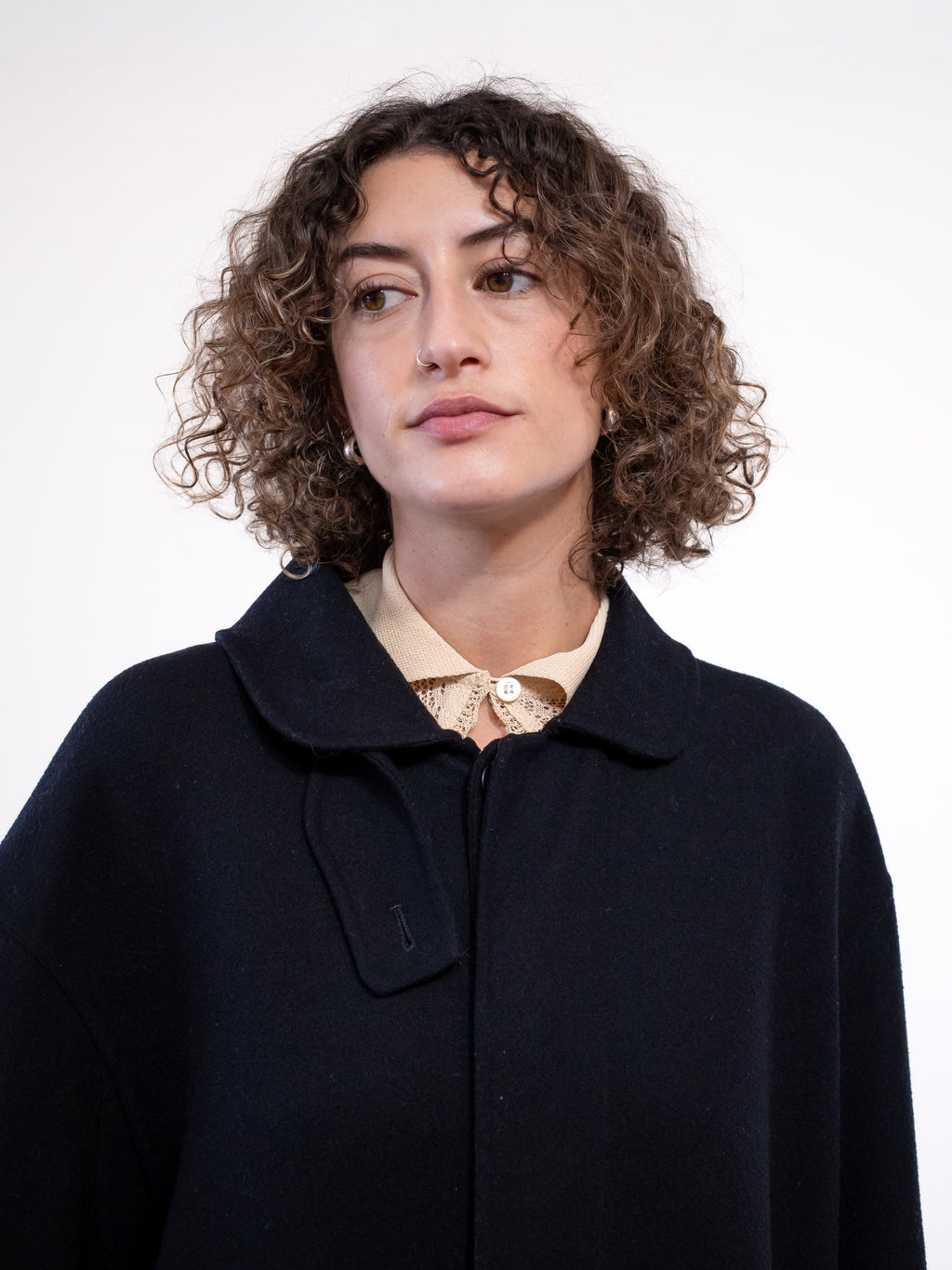 Giorgio Armani Wool Bubble Coat