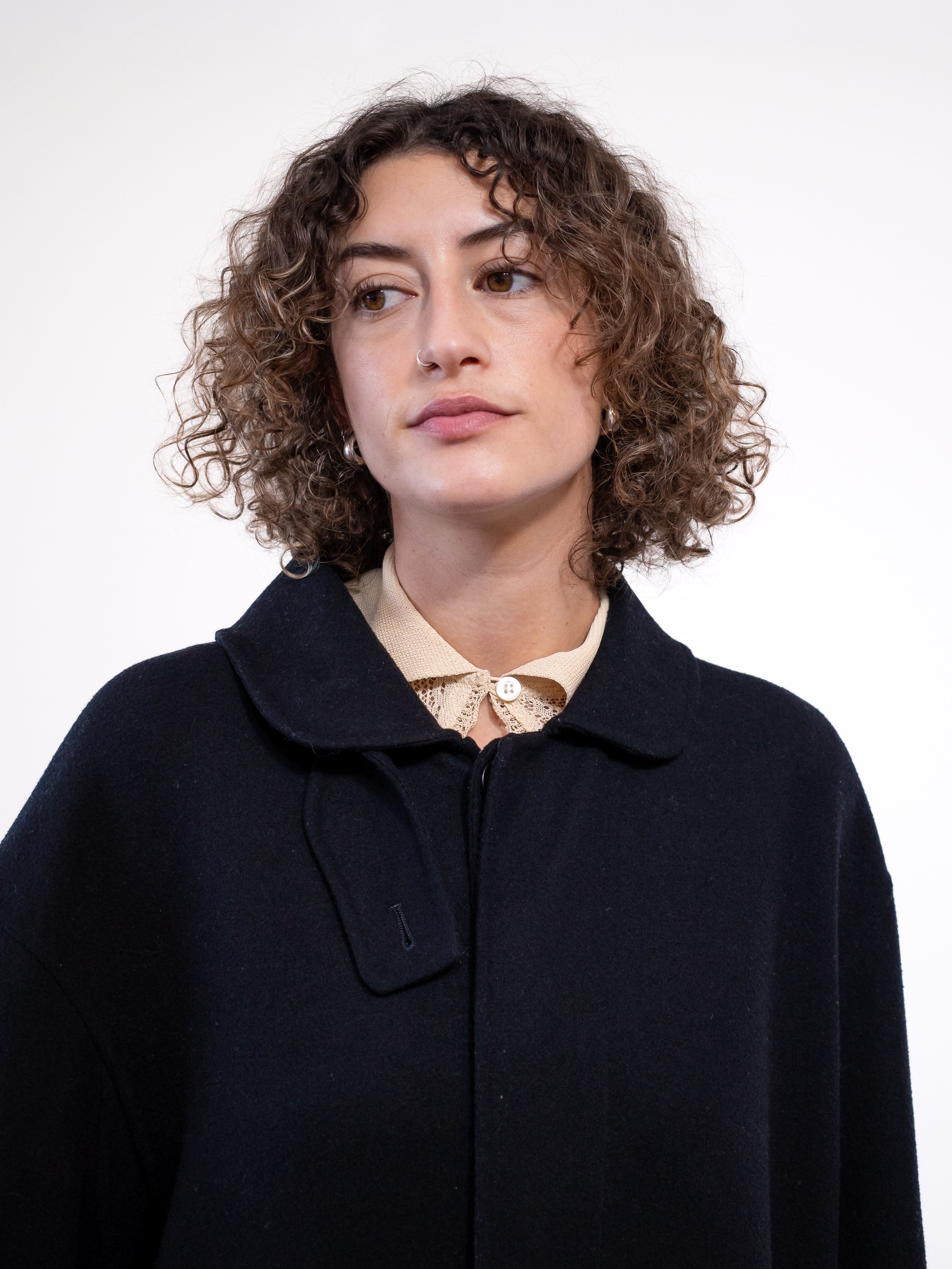 Giorgio Armani Wool Bubble Coat