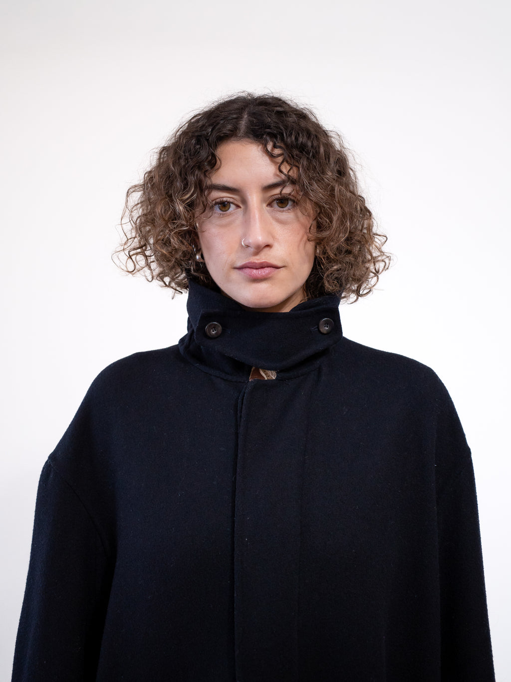 Giorgio Armani Wool Bubble Coat