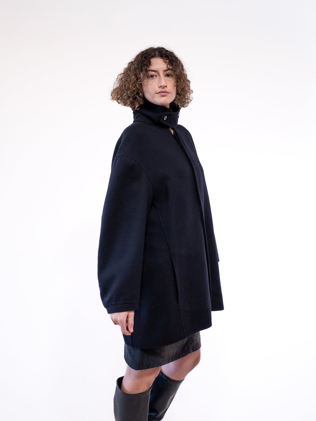 Giorgio Armani Wool Bubble Coat