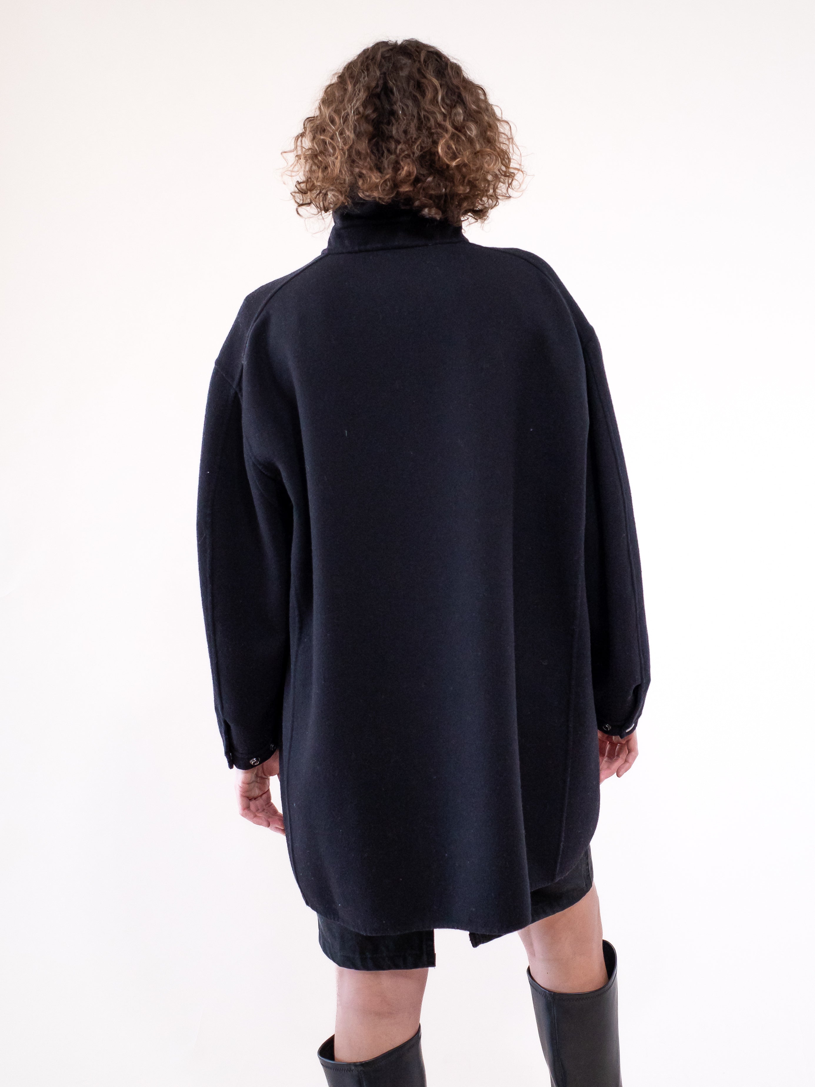 Giorgio Armani Wool Bubble Coat