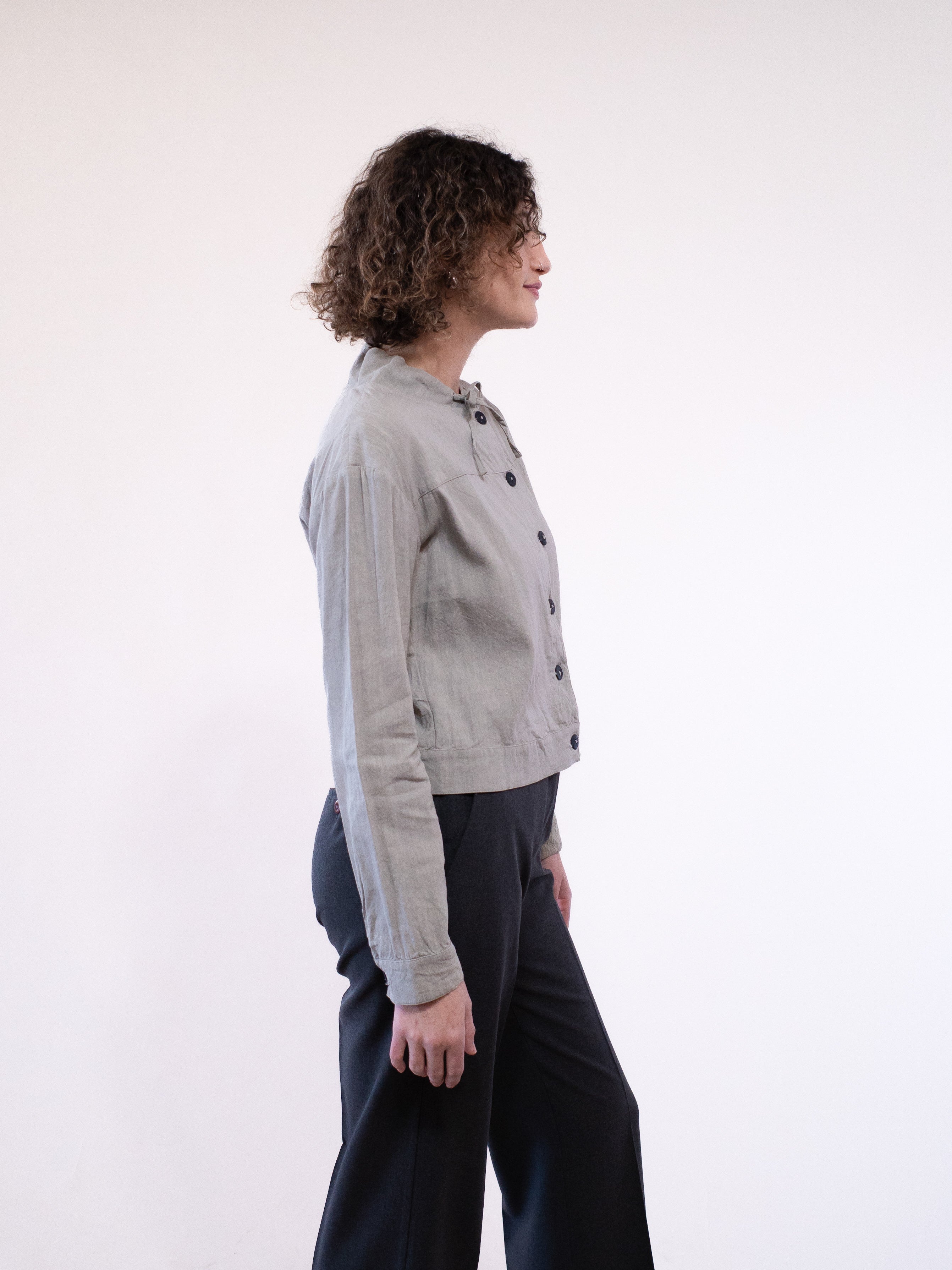 Sarah Pacini Linen Jacket