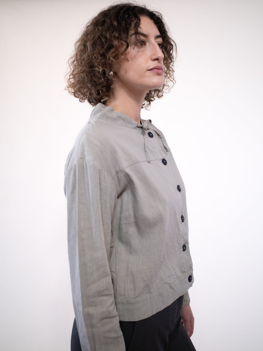 Sarah Pacini Linen Jacket