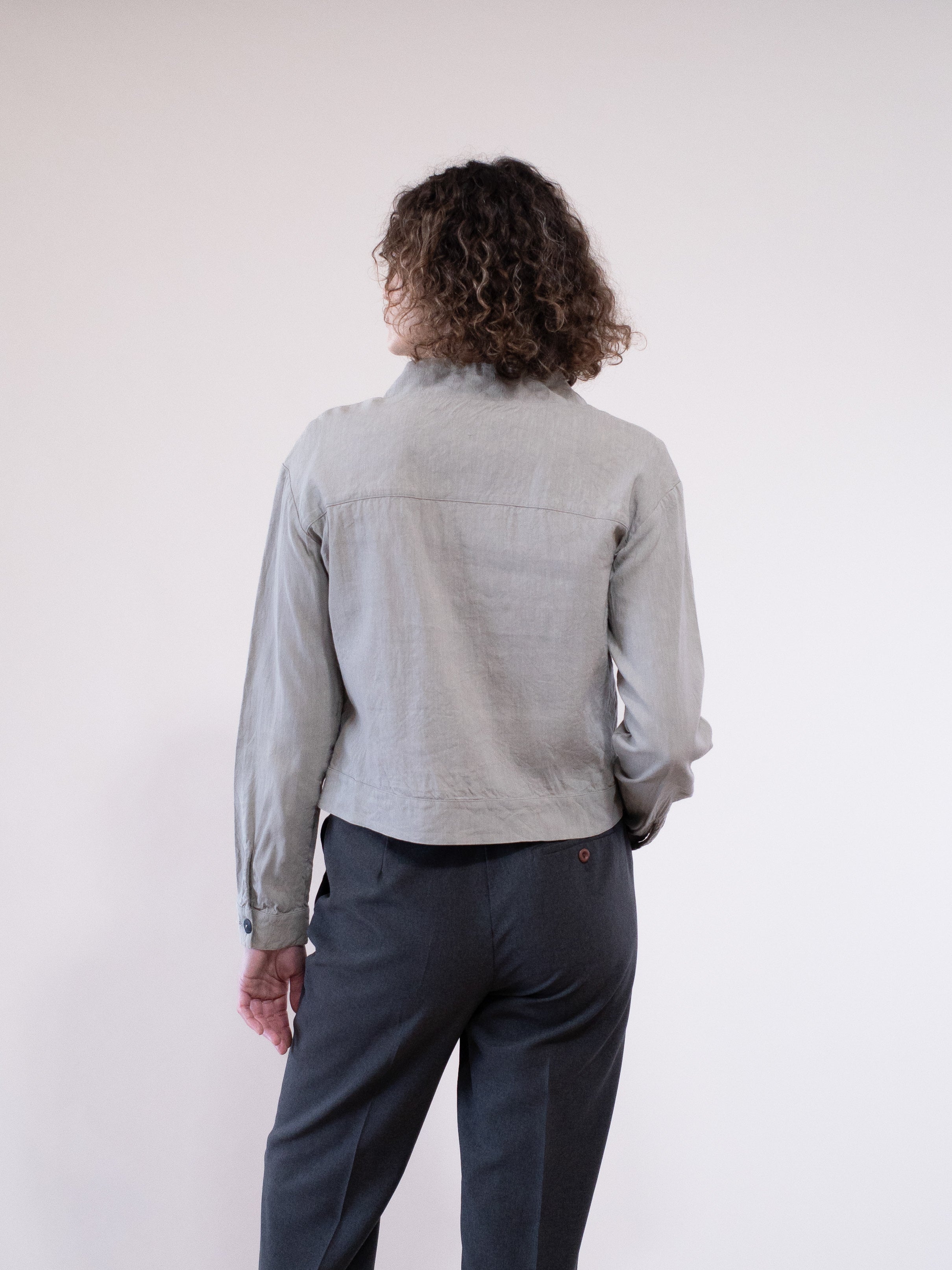 Sarah Pacini Linen Jacket