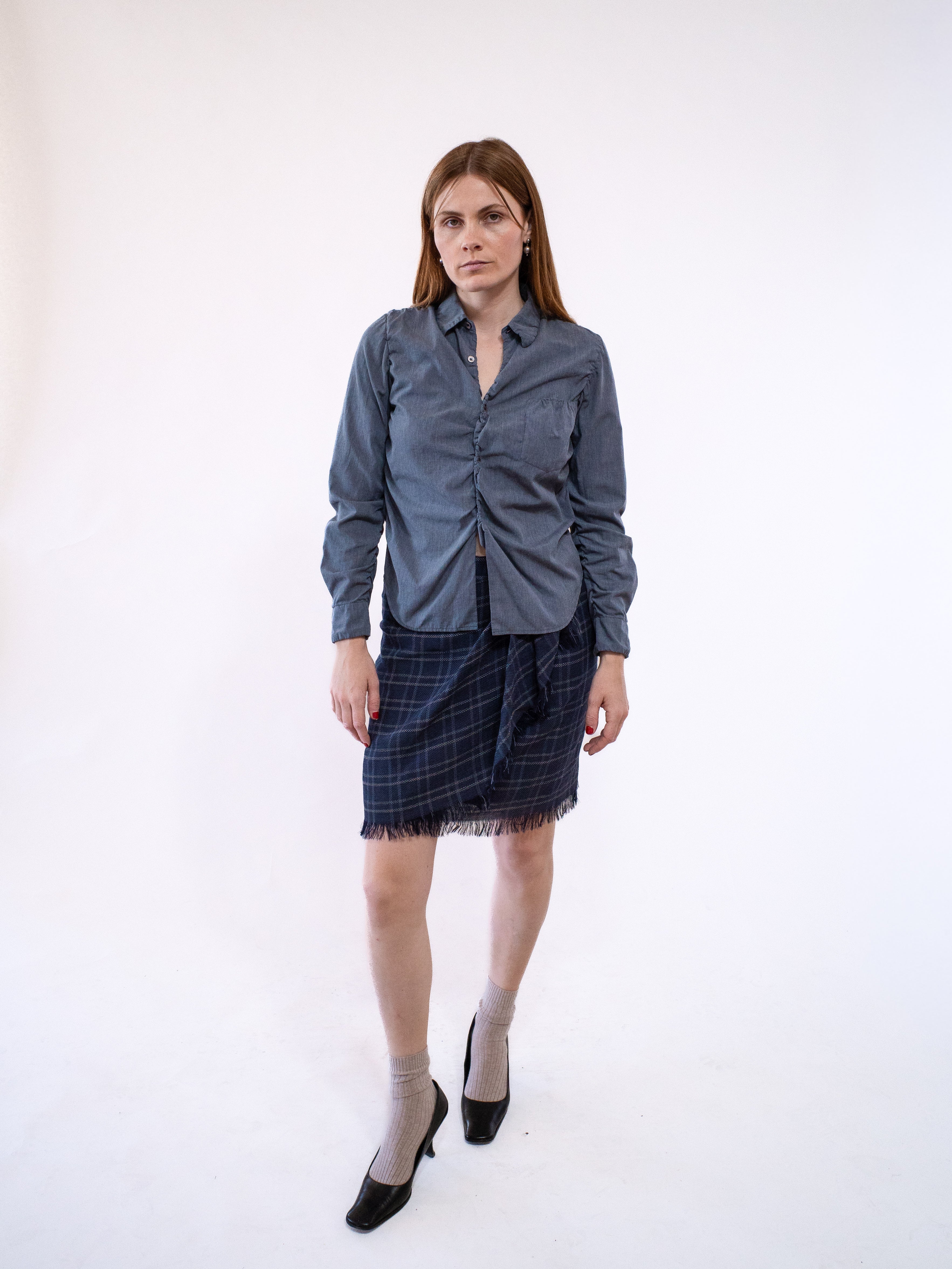 Ungaro Raw Hem Skirt