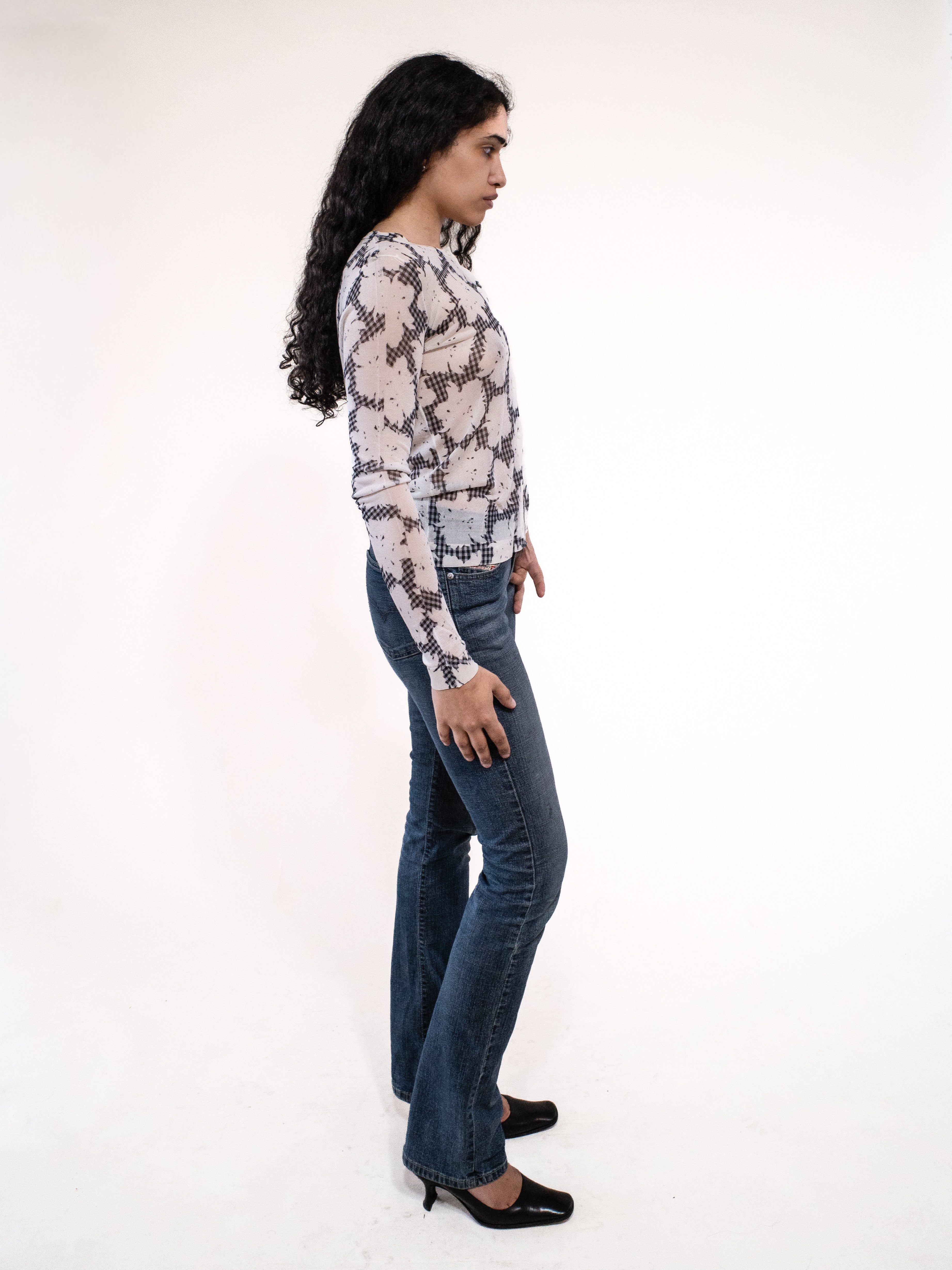 Agnona Sheer Silk Top
