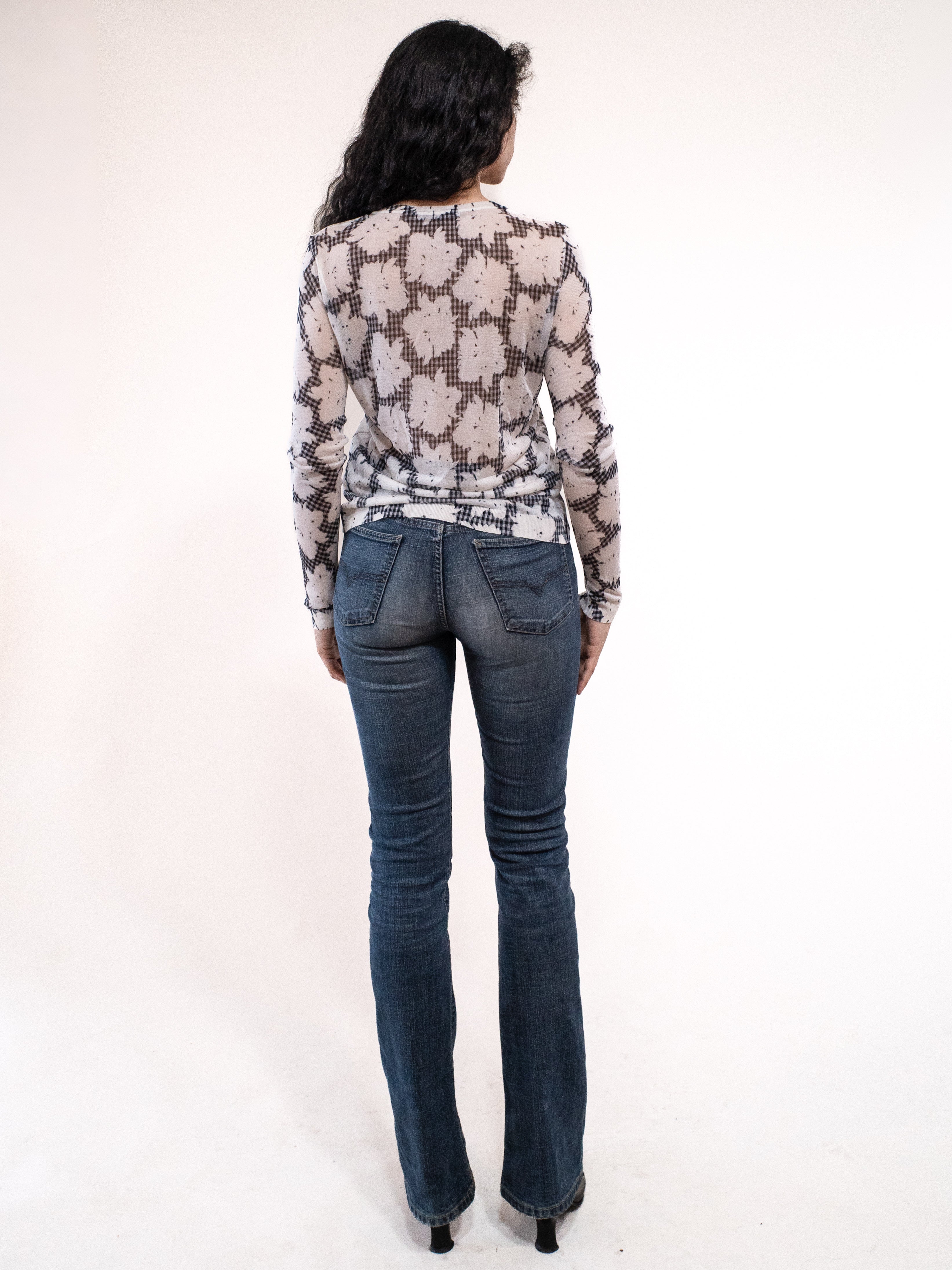 Agnona Sheer Silk Top
