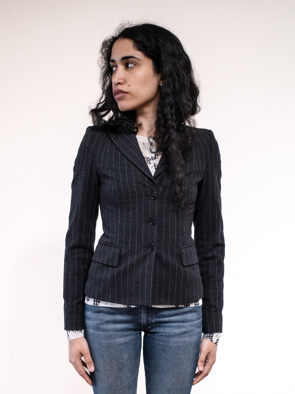 Sisley Pinstripe Blazer
